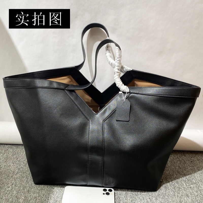 Leather Work Handbag - 2026年新作ニッチファッション多機能大容量トートバッグ高級カジュアル通勤万能ショルダーバッグ
