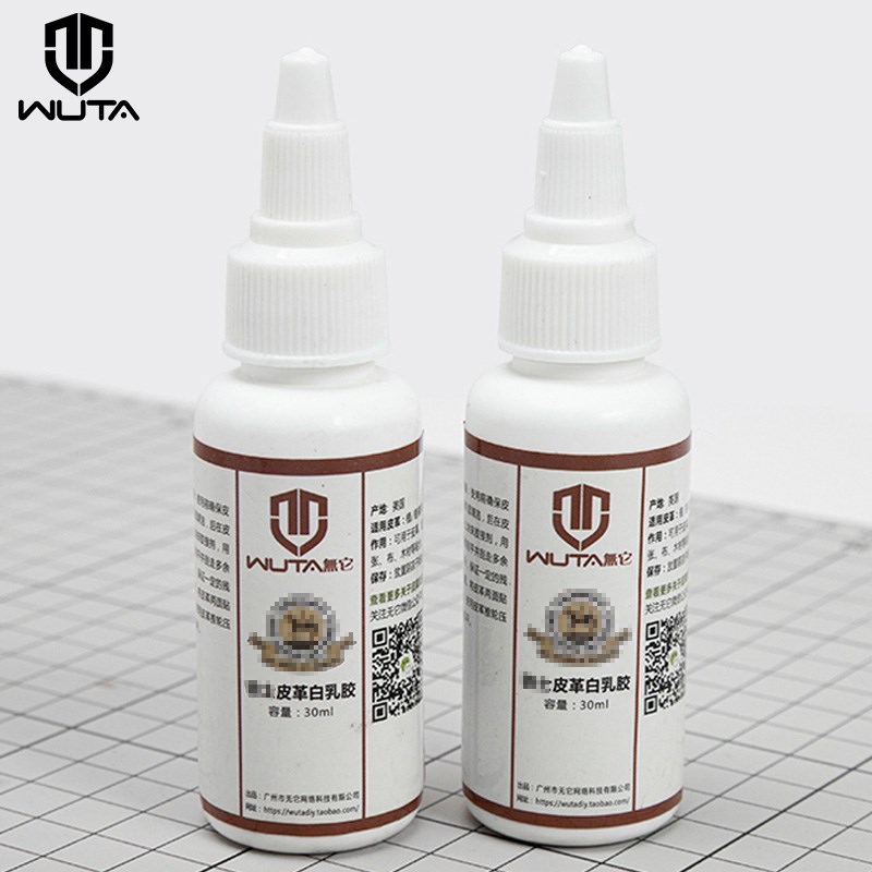 Contact Cement Leather - Wuta-革接着剤と木材用の強力な接着剤,30ml,白色,液体接着剤,1個