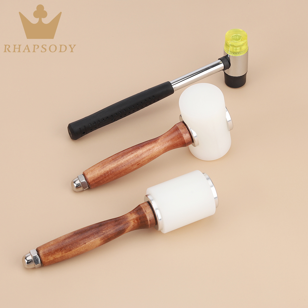 Leatherwork Craft - 革製クラフトカービングハンマー、牛革パンチ、切断と縫製、DIY作業用サドル作りツール、クラフトツールとサプライキット