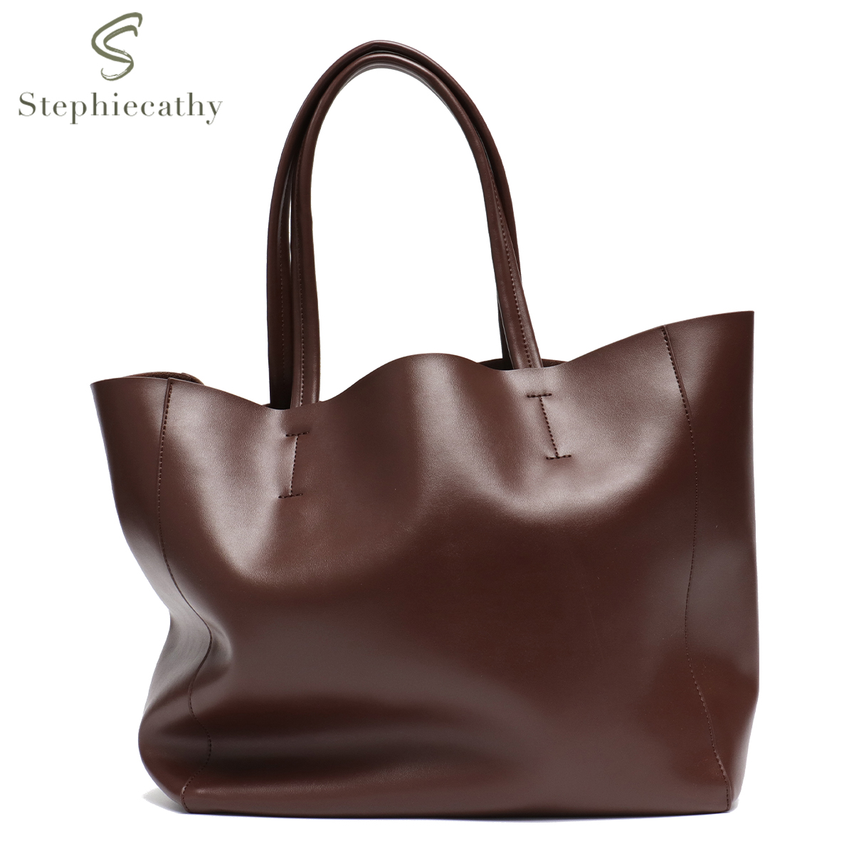 Leather Work Handbag - 女性のための大容量のトートバッグ,カジュアル,日常,クラシックなデザイン,作業,大学,ショッピング,ラップトップ,女性のためのファッショナブル