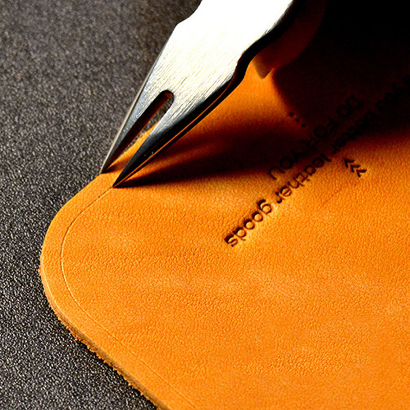 1Pc 革浅いスロットエッジリニアレザーエッジクリーサーステ - Leatherwork Craft のレビューと価格