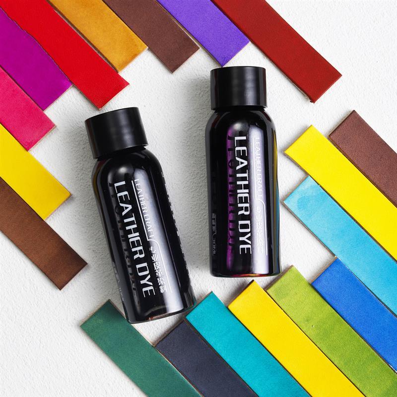 レザーエッジペイント,油顔料,日曜大工の修理染料,手作りの革 - Leather Dye Finish のレビューと価格
