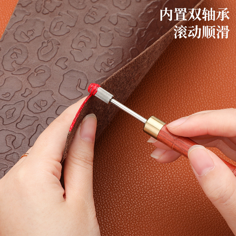 黒檀の木製エッジペイントペン、真鍮チップ付き、滑らかな仕上が - Leather Dye Finish のレビューと価格