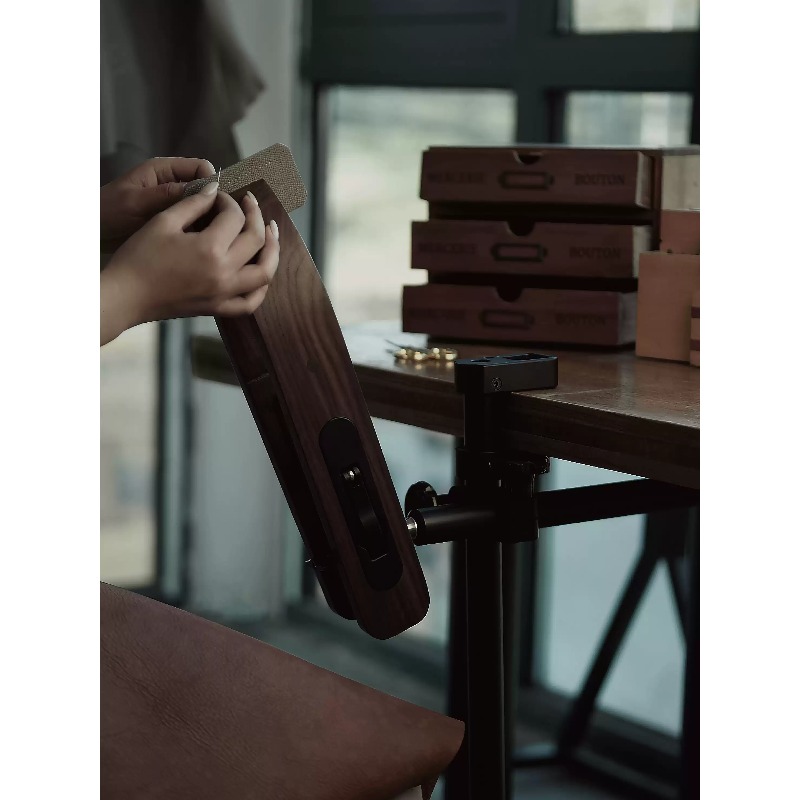 木製革縫いクランプスタンド DIY手作り革工芸ホルダー 革の - Leatherwork Craft のレビューと価格