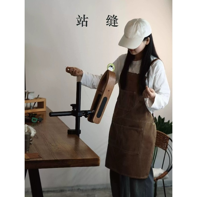 木製革縫いクランプスタンド DIY手作り革工芸ホルダー 革の - Leatherwork Craft のレビューと価格