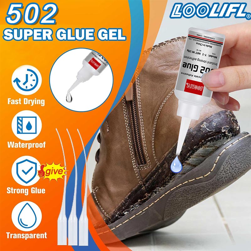 1-3pcs、20ml、502極度の接着剤、速乾性のシアノア - Contact Cement Leather のレビューと価格