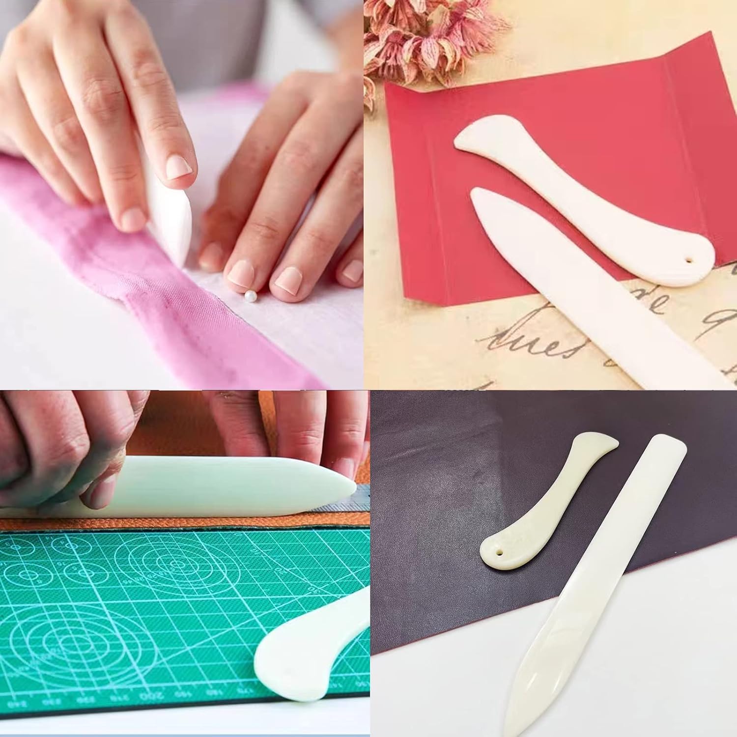プロ仕様の革工芸用ボーンフォルダー、頑丈な革加工ツール、溝入 - Leatherwork Craft のレビューと価格